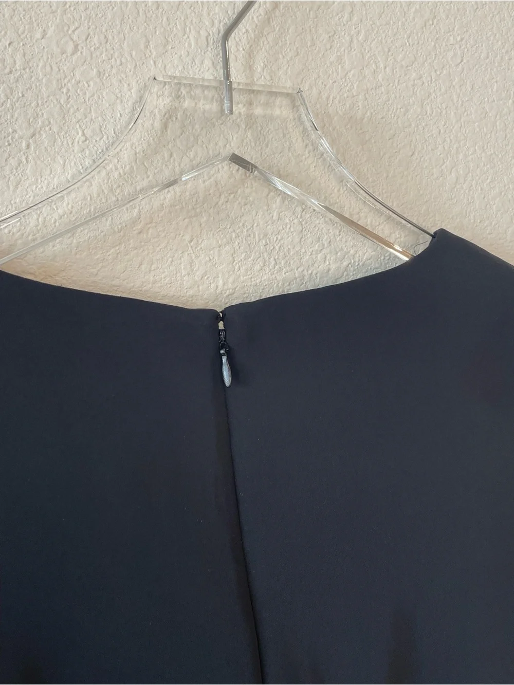 Tahari Black Fit & Flare Dress - Classic Three-Quarter Sleeve with Pockets - Picture 2 of 6